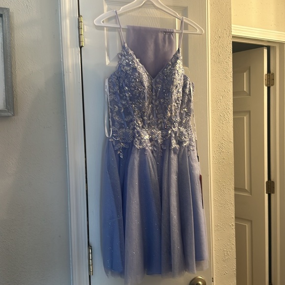 Juliet Dresses Style 863 Size XS Perwinkle - Picture 4 of 7